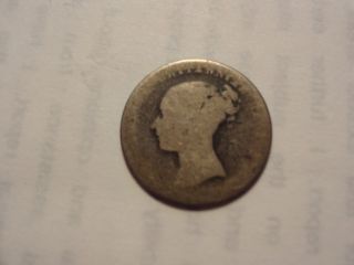 1842 - - - - - Silver Four Pence - - - 172 Years Old photo