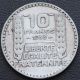 French 10 Francs 1933 Silver Coin Europe photo 1