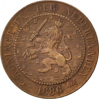 Pays - Bas,  Willem Iii,  2 1/2 Cent 1886,  Km 108.  1 photo