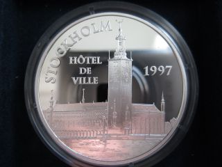 France 100 Francs - 15 Euro,  1997,  Stockholm - Hotel De Ville photo