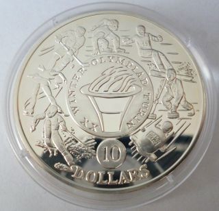 Sierra Leone 10 Dollars 2006 Silver Coin Olympic Games Peking 2008 Proof photo