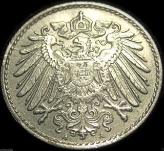 Germany - German Empire 1918a 5 Pfennig Coin - World War 1 Coin - Iron photo