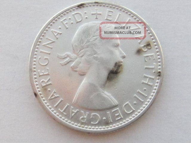 1954 (m) Australia Florin Minor Toned Uncirculated Australia photo