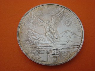 Mexico 2 Ounces 2011 Silver Ley.  999 Coin.  Liberty Angel photo
