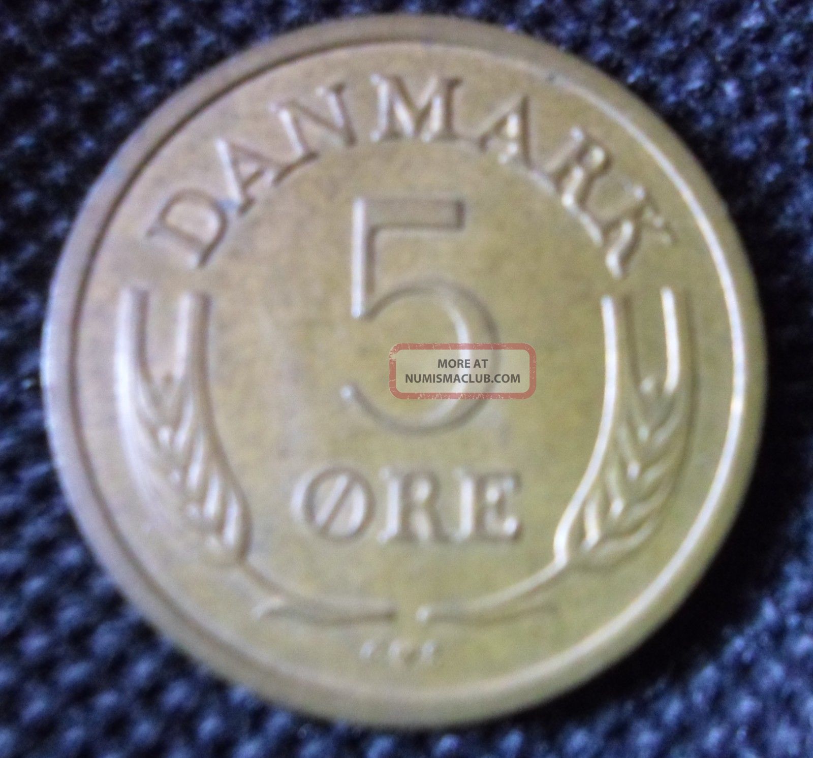 M36 Coin 5 Ore 1970 Denmark Danmark Bronze