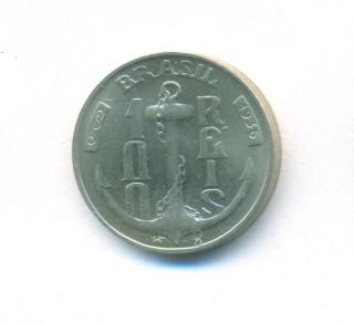 Brazil Coin 100 Reis 1936 Copper - Nickel Km 536 Bu photo
