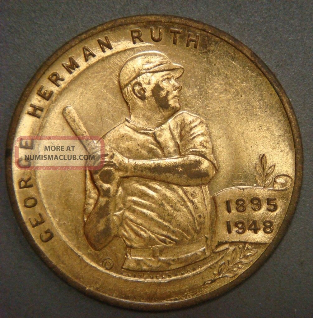 George Herman Ruth 1895 - 1948, Issued By Newark News For The Babe Ruth ...