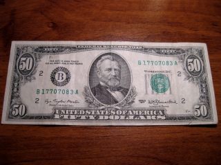 1977 50 Dollar Bill - York photo