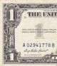 1957 Silver Certificate Blue Seal & Serial Numbers Serial A02941778b Small Size Notes photo 2
