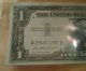 1 - 1957 /blue Seal1 Doller Bill Silver Cert.  Us Cresp, Small Size Notes photo 1