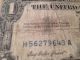 One Dollar Silver Certificates Small Size Notes photo 5