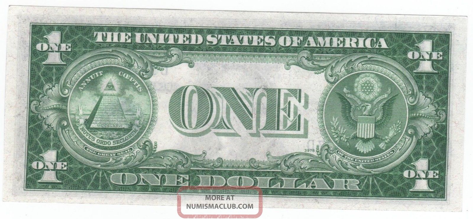 Bu Crisp 1935a Silver Certificate Blue Seal C33346627d $1 Old Currency