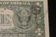 Dramatic 1969d Printed Fold Error Note Seal & Serial On Reverse Paper Money: US photo 5