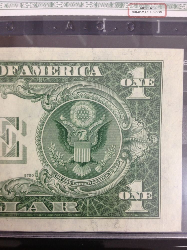 1935 E 1 Dollar Silver Certificate With Blue Seal Unc Note Graded By Cga 65