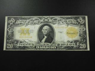 1922 $20 Gold Certificate - - - - - - - - - - - - - - - - - - - - - - - - - - - - - - - - - - - - photo