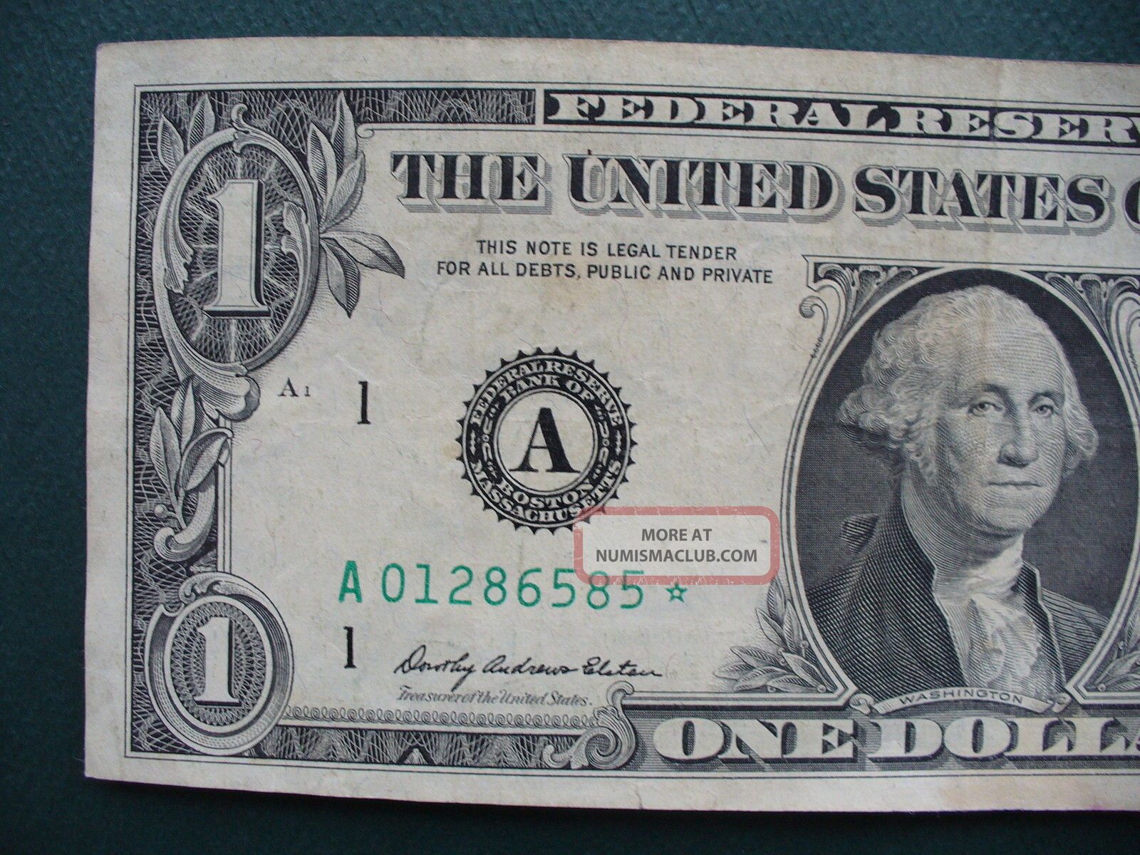 1969 5 dollar star note value