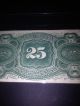 1863.  25 Cent Fractional Currency Paper Money: US photo 3