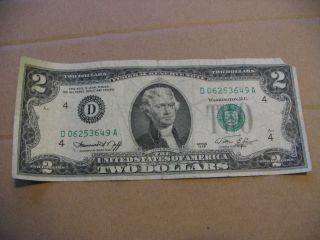 Two Dollar Bill 1976 D 06253649 A Bicentennial photo