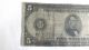 Series 1914 $5 Dollar Federal Reserve Note 2 Large Size Notes photo 1