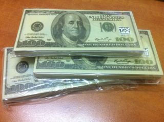 300x100$ Us Play Money Bills The Law Of Attraction And Vision Board Money Dollar photo