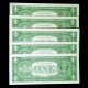 Star Consecutive (5) 1957 $1 One Dollar Silver Certificates Small Size Notes photo 1