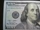 2009a $100 Us Dollar Bank Note Lg06410405 Replacement Star Bill United States Small Size Notes photo 6