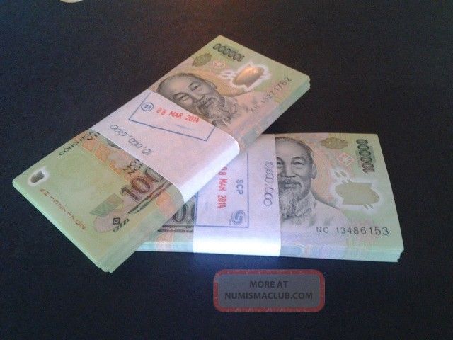 Vietnam Dong 20 X 100 000 2 Million Bank Note