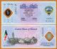 Kuwait,  1 Dinar,  2001,  Polymer,  Commemorative,  P - Cs2,  Folder,  Unc Middle East photo 1