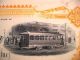 1902 Stock Cert City Railway Co Of Dayton Ohio 70 Sh Vig Elec Trolley Rev Stamp Transportation photo 2