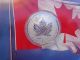 2005 Canadian Maple Leaf V - Day Tank Privy Coin.  9999 Fine Silver Silver photo 1
