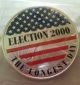 Election 2000 ' The Longest Day ' Painted Silver Eagle Coin Silver photo 1