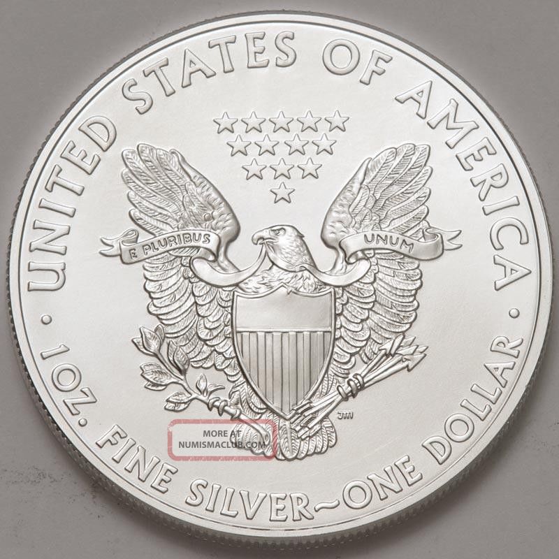 2014 Silver American Eagle Uncirculated $1 Oz. 999 Fine Bullion Dollar ...