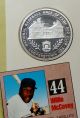 Willie Mccovey National Baseball Hall Fame.  999 Silver Proof Coin Carded, Silver photo 3
