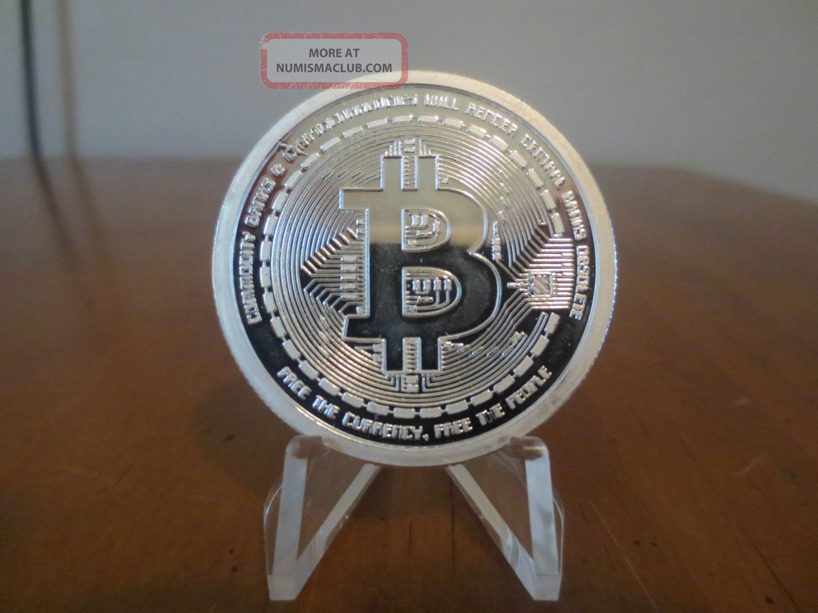 Bitcoin 1 Oz Silver Round 999 Fine Silver