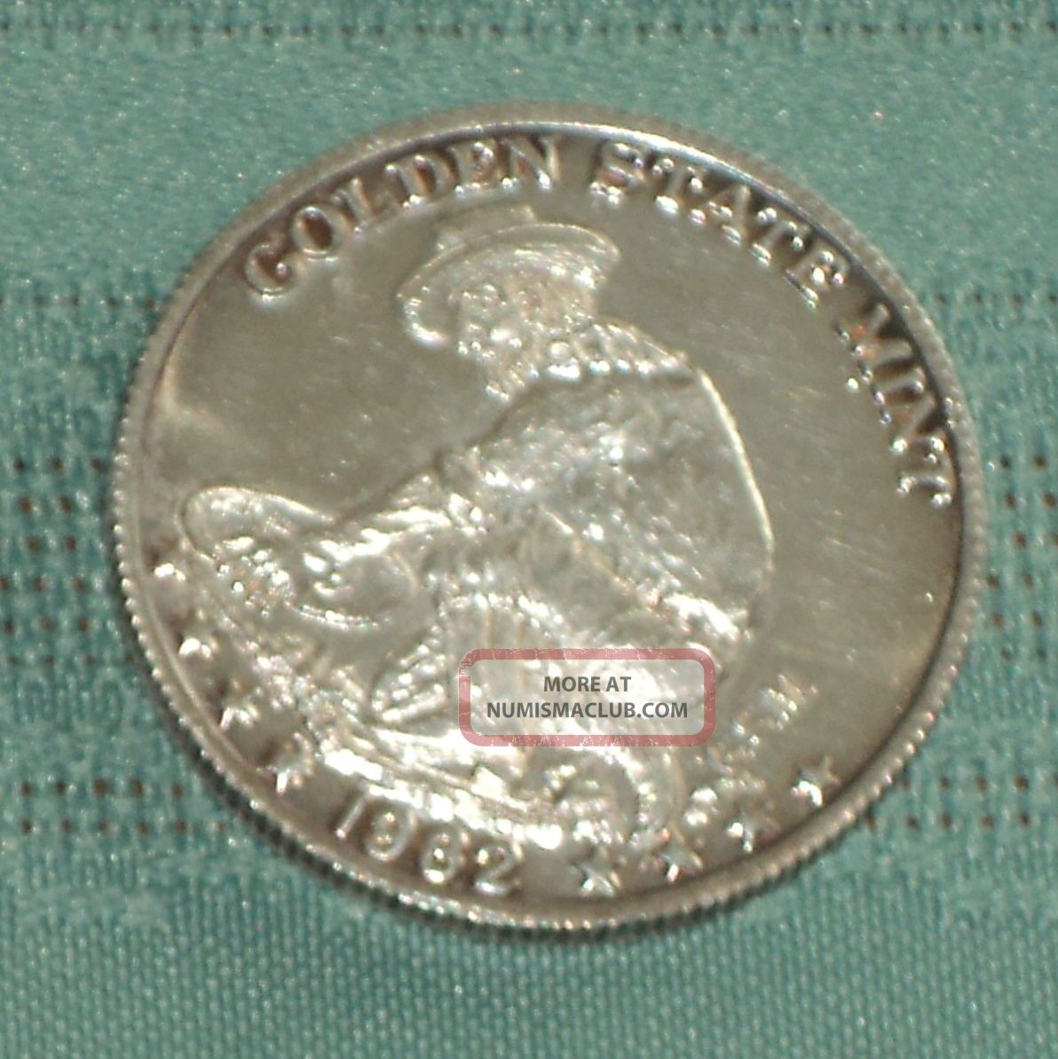 One Troy Ounce 999 Silver Value One Troy Ounce. 999 Fine Silver 1982 Round Commerating " The American