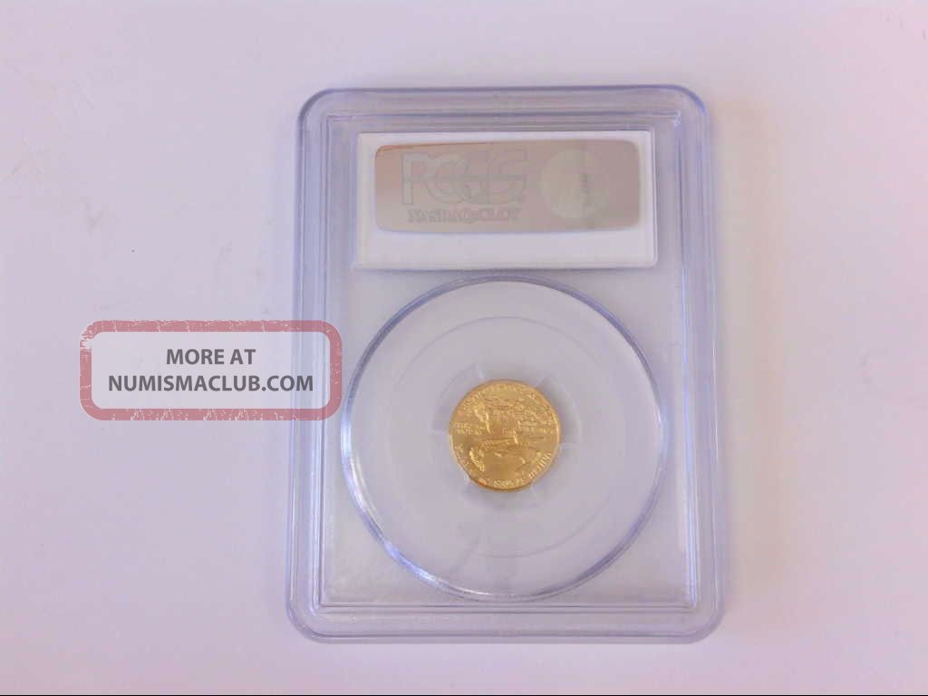 1986 $5 Gold Coin. Graded Pcgs Ms - 68. Low 