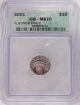 2001 $10 Platinum Eagle Coin Icg - Ms70 Perfect Grade Platinum photo 1