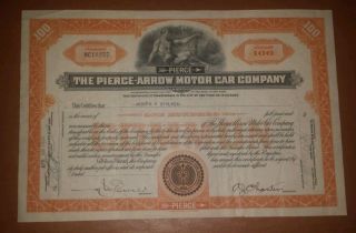 The Pierce Arrow Motor Car Company 1935 (very Rare). photo
