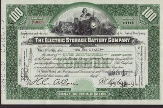 Electric Storage Battery Co,  1947 photo