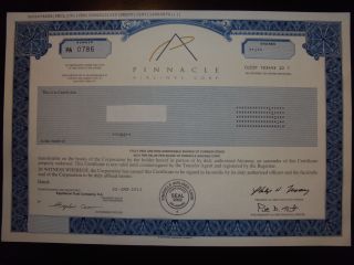 Pinnacle Airlines Corp.  Stock Certificate photo