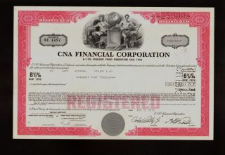 Insurance: Cna Financial Corp Chicago Illinois (a Loews Corp Company) photo