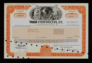 Tiger International Inc (now Airfreight) Issued To Kenneth Jones photo
