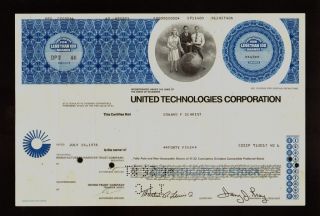 Utc : United Technologies Corporation Issued To Edward Schmidt 1976 photo