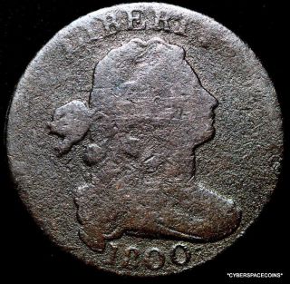 1800 Grade Draped Bust Large Cent photo