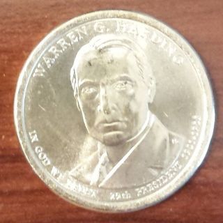 2014 - D Warren G Harding Presidential / Golden Dollar (4426) photo