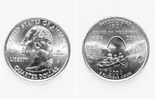 2003 - D 25c Missouri 50 States Quarter Us Coin photo