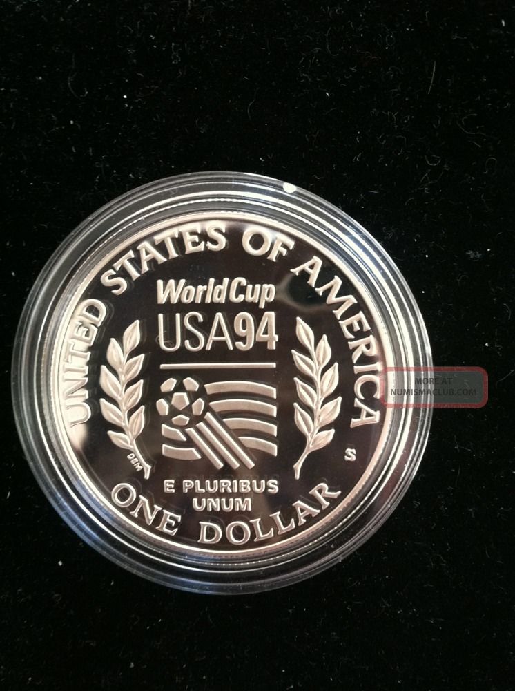 1994 World Cup Usa Silver Dollar Proof Coin Commemorative 1994 World Cup Usa Silver Dollar Proof Coin Commemorative