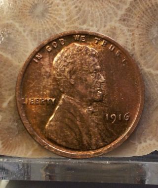 1916 1c Rb Lincoln Cent photo