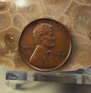 1910 1c Rb Lincoln Cent photo