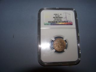 1858/7 Fs - 301 Flying Eagle By Ngc Au Details (whizzed) photo